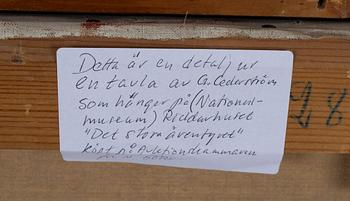 Gustaf Cederström, Karolin, studie.