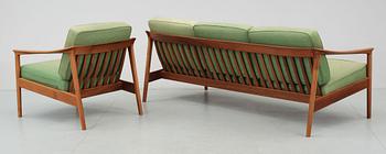 SOFFA samt FÅTÖLJ, Folke Ohlsson, Bodafors, 1960-tal.