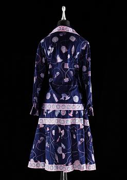 EMILIO PUCCI, kjol samt blus.