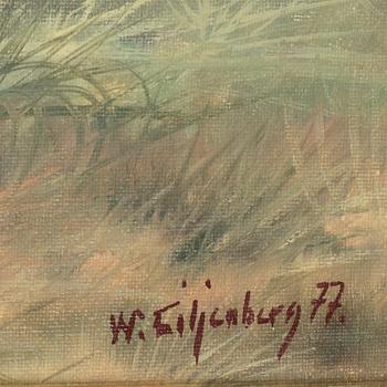 WALTER LILJENBERG, Oil on canvas, signed and dated -77.