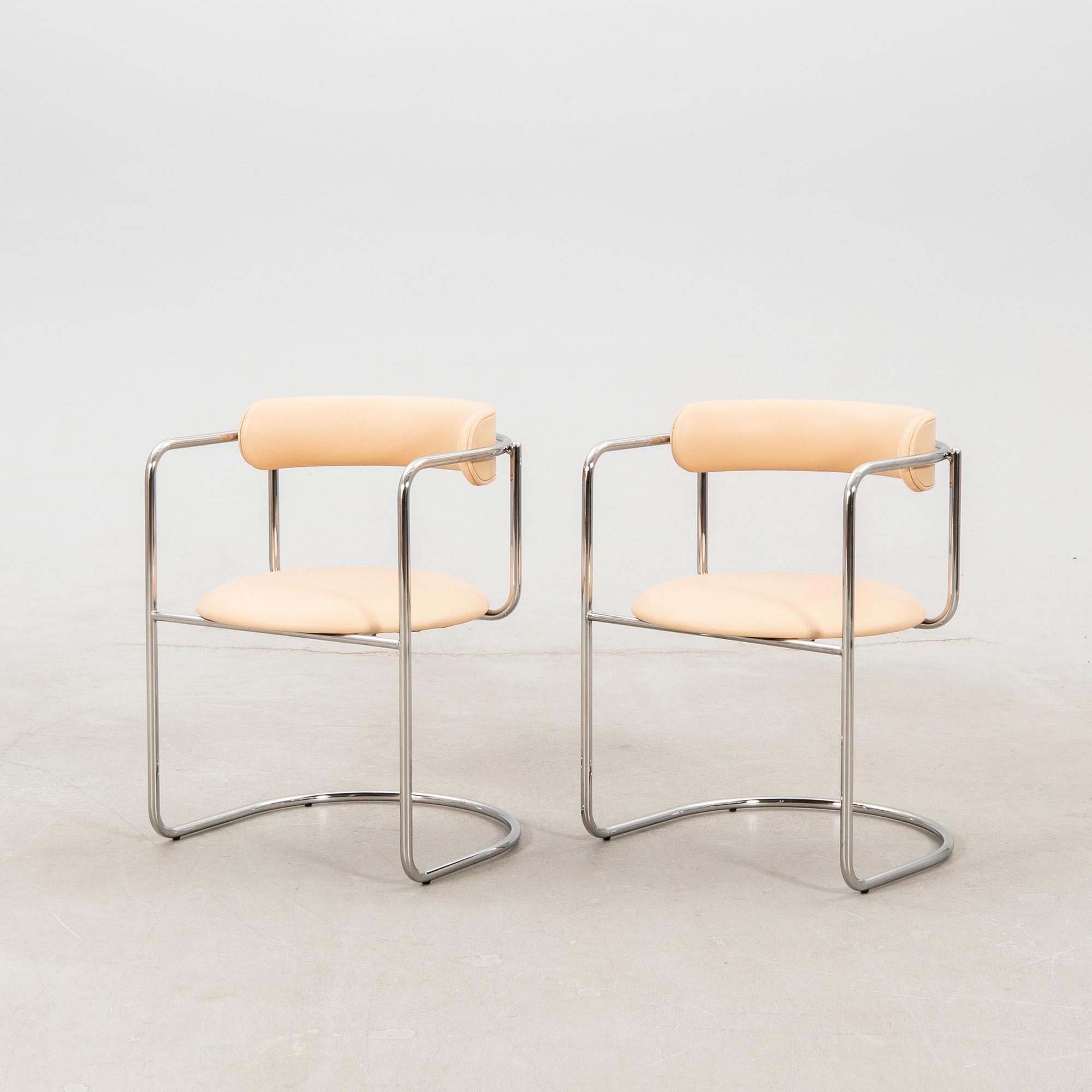 Ida Linea Hildebrand armchairs, a pair from the FF series for Friends & Founders, 2018.