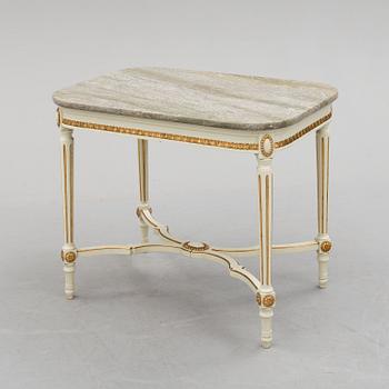 A first half of the 20th century Gustavian style five pcs furniture suite.