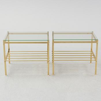 A pair of bedside tables, second half of the 20th Century.