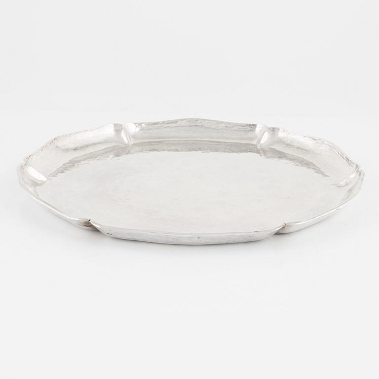 Bricka, sterlingsilver, Peru, 1950-tal.