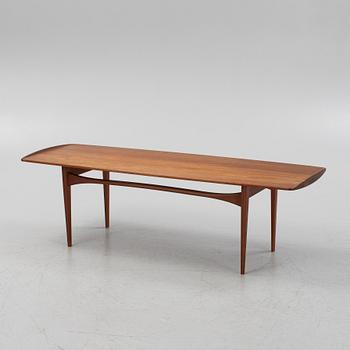 Tove & Edvard Kindt-Larsen, a teak coffee table from  France & Daverkosen, Denmark, 1960's.