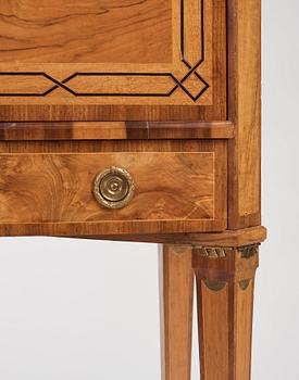 A Gustavian Secretaire, signed by G Foltiern (master in Stockholm 1771-1804), 1782.