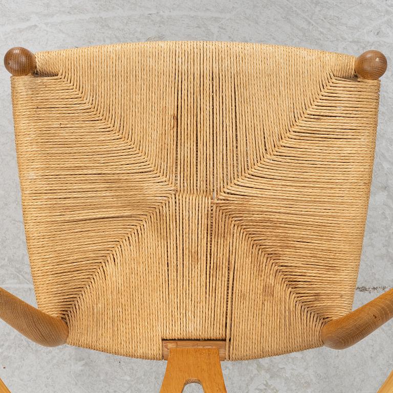 Hans J Wegner, stolar, 10 st, CH-24  "Y-stolen" Carl Hansen & son. Danmark.
