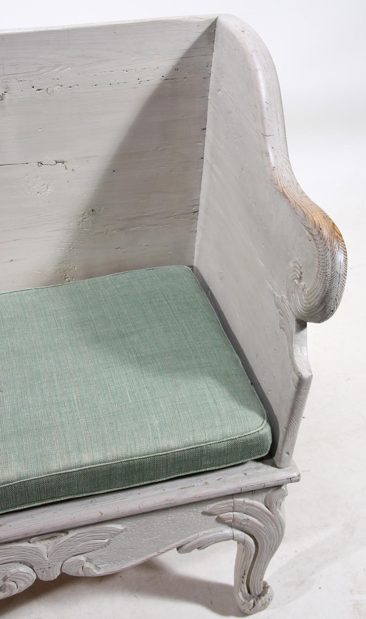 TRÅGSOFFA, rokoko, 1700-talets mitt.