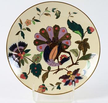 FAT, 6 st, majolika, Rörstrand, 1800/1900-tal.