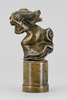 STIG BLOMBERG, skulptur, brons. Monogramsign.