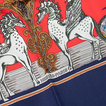 Hermés, scarf, "Au Fil de la Soie".