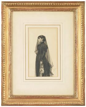 Anders Zorn, "I sorg" / "The Widow".