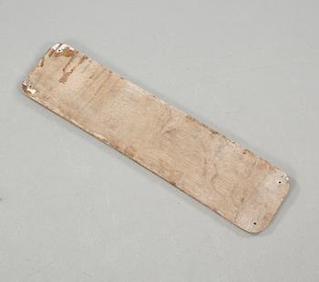 A ship sign, the 20th century.