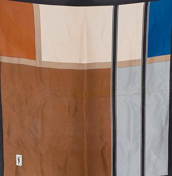 SCARVES, 4 st, silke, Gianni Versace, Cartier, YSL.