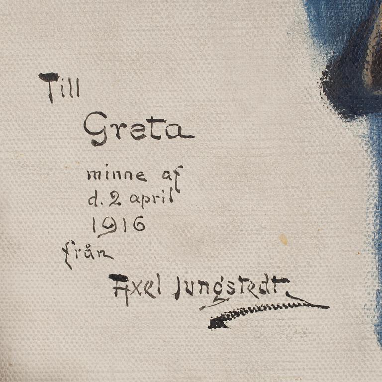 AXEL JUNGSTEDT, olja på duk, sign o dat 1916.