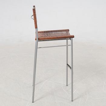 Tito Agnoli, bar stool, for Pierantonio Bonacina, Italy, late 20th century.
