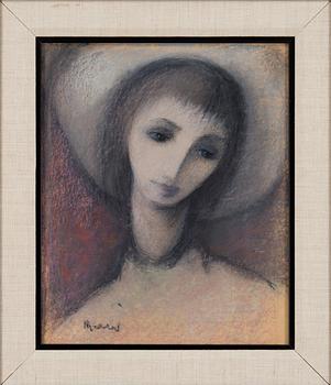 ELVI MAARNI, GIRL WITH A HAT.