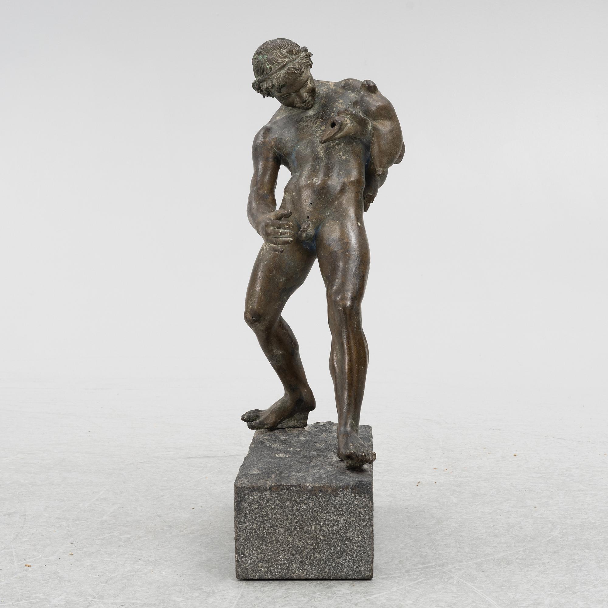 Sculpture, bronze, circa 1900.