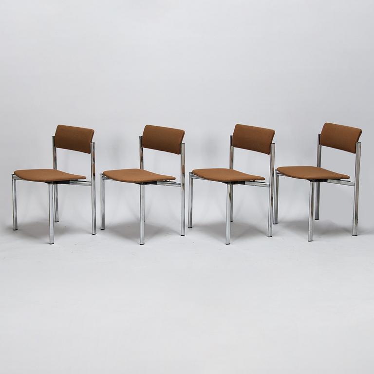 Ilmari Tapiovaara, tuoleja, 4 kpl, "Kiki" Merivaara 1970-luku.