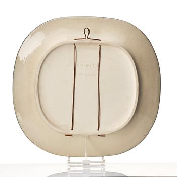 Birger Kaipiainen, a stoneware dish, Arabia, Finland.