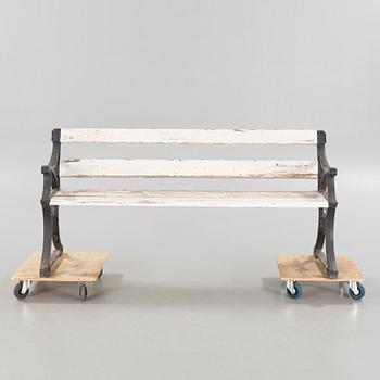 FOLKE BENSOW, trädgårdssoffa, Näfveqvarns Bruk, 1900-talets första hälft.