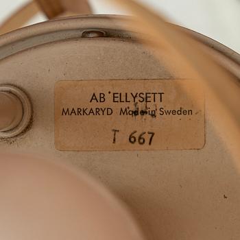 Hans-Agne Jakobsson, ceiling lamp, T 667, Ellysett, Markaryd, Sweden.