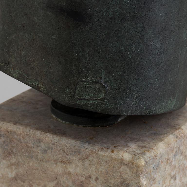 Sculpture, bronze, signed IVAR JOHNSSON.