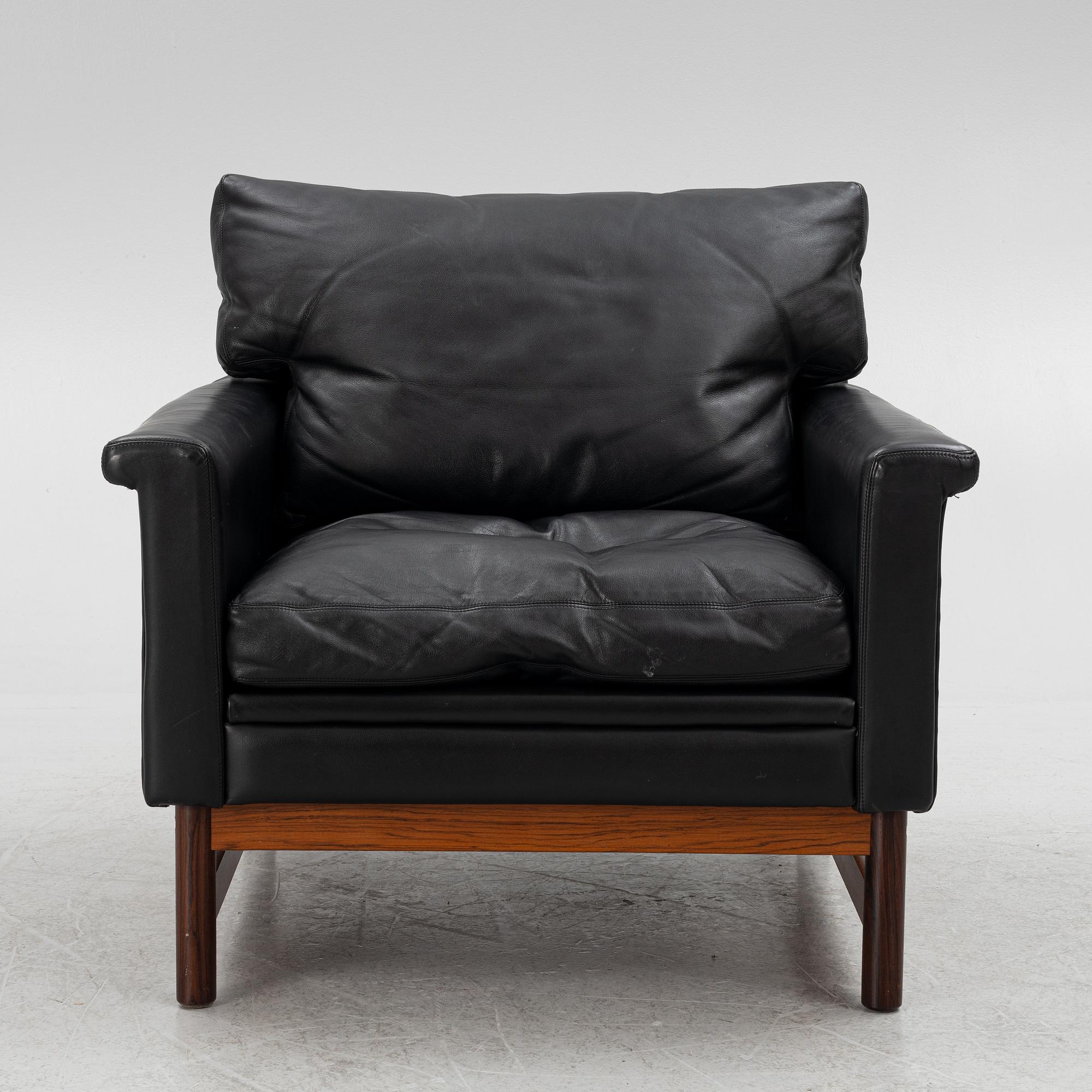 Soffor, 2 st, samt fåtölj, IKEA, 1960/70-tal.