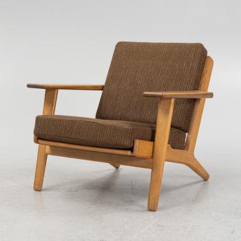 Hans J Wegner, a model 'GE 290' easy chair  from Getama, Gedsted, Denmark.