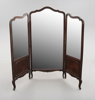 SPEGEL, 3-delad, rokokostil, 1900-talets första hälft.