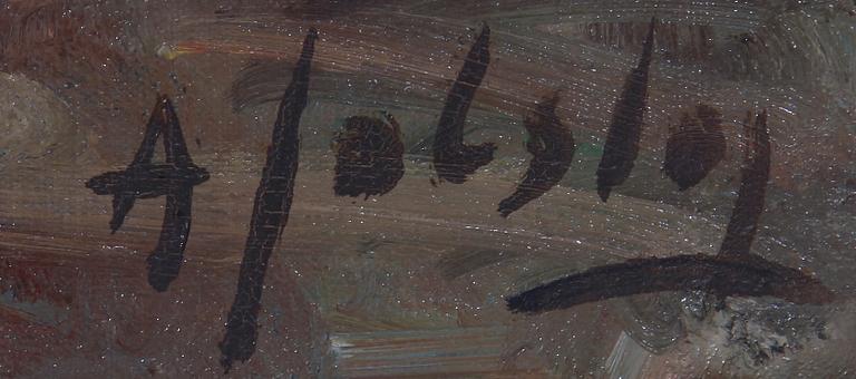 ALEXANDER TOLSTOY, olja på duk. Sign.