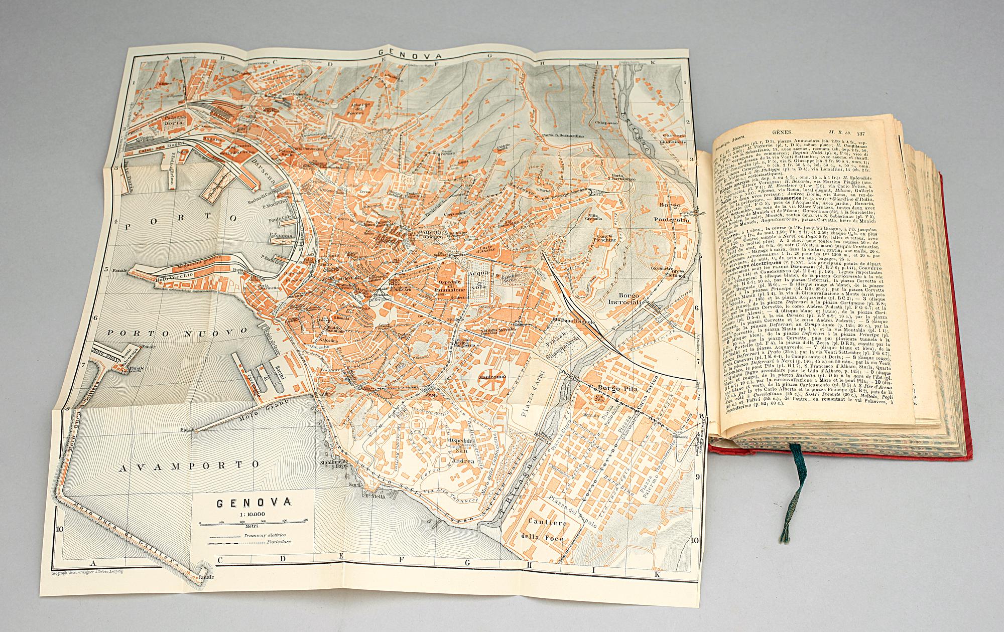 RESEHANDBÖCKER, 12 st, "Baedekers", 1902-1927.
