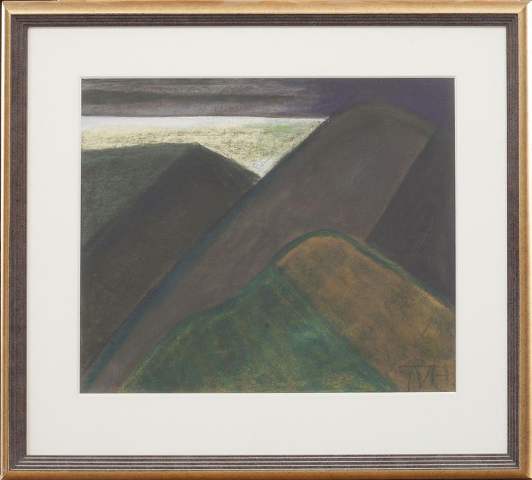 TORA VEGA HOLMSTRÖM, pastell, monogramsignerad.