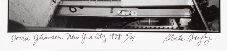 A signed ROBERTA BAYLEY photograph, edition 15/24.