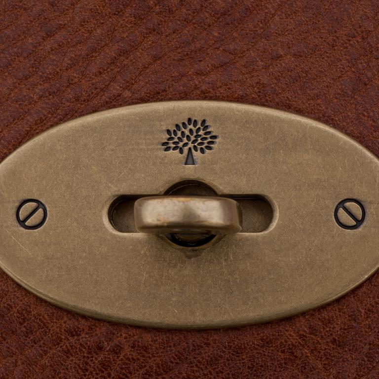 MULBERRY, a brown leather satchel, "Antony".