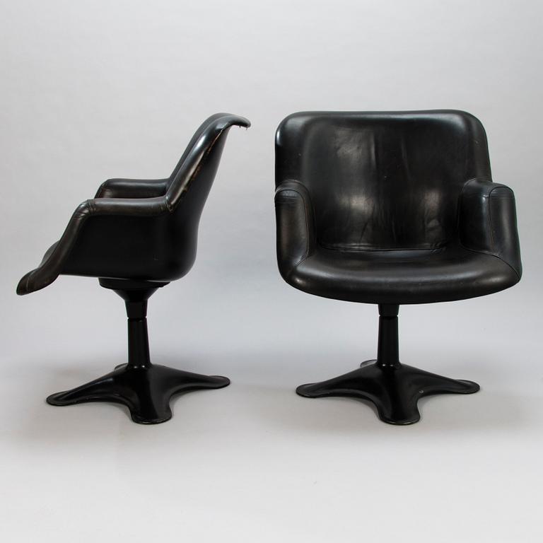 YRJÖ KUKKAPURO, fåtöljer, ett par, "Junior", Haimi 1960-talets slut.