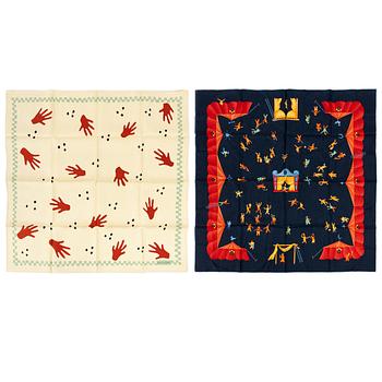 Bulgari, scarves, 2 pcs.