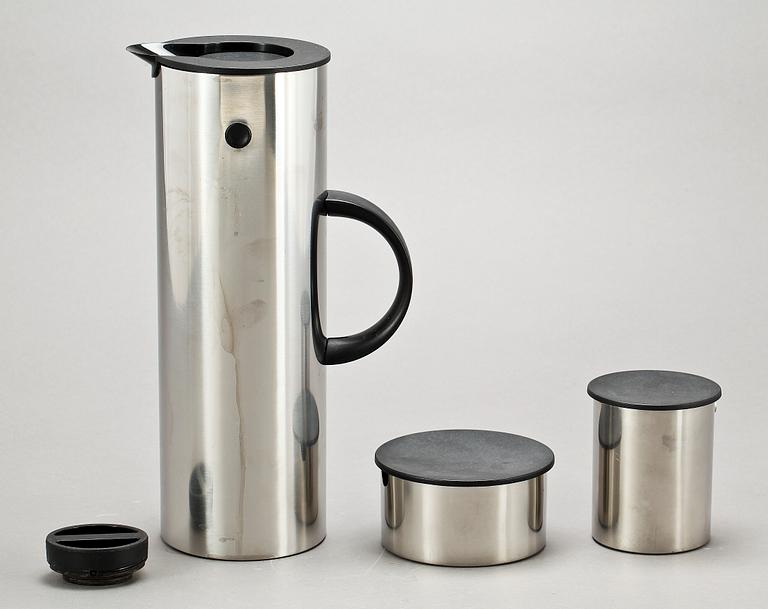 KAFFESERVIS, 3 delar, Arne Magnussen, Stelton, 1900-talets andra hälft.