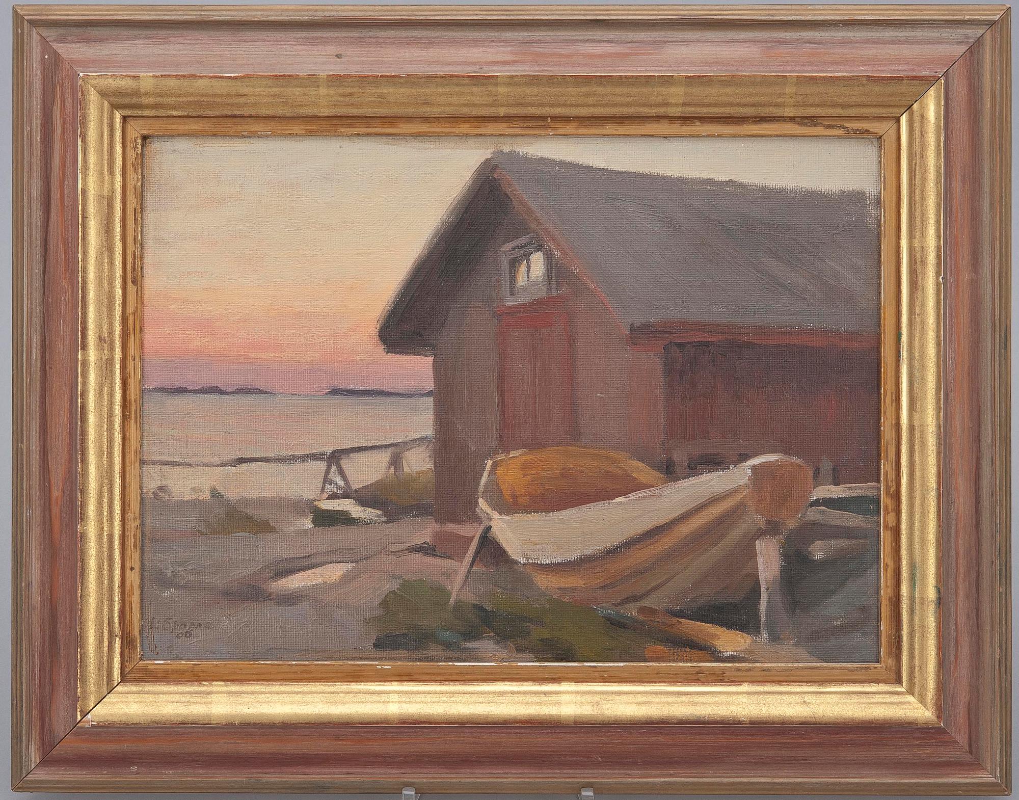 Louis Sparre, SUNSET IN THE FINNISH ARCHIPELAGO.