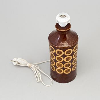 A ceramic Bitossi table lamp, 20th century.