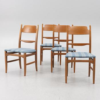 Carl Malmsten, four chairs 'Calmare Nyckel', late 20th century.