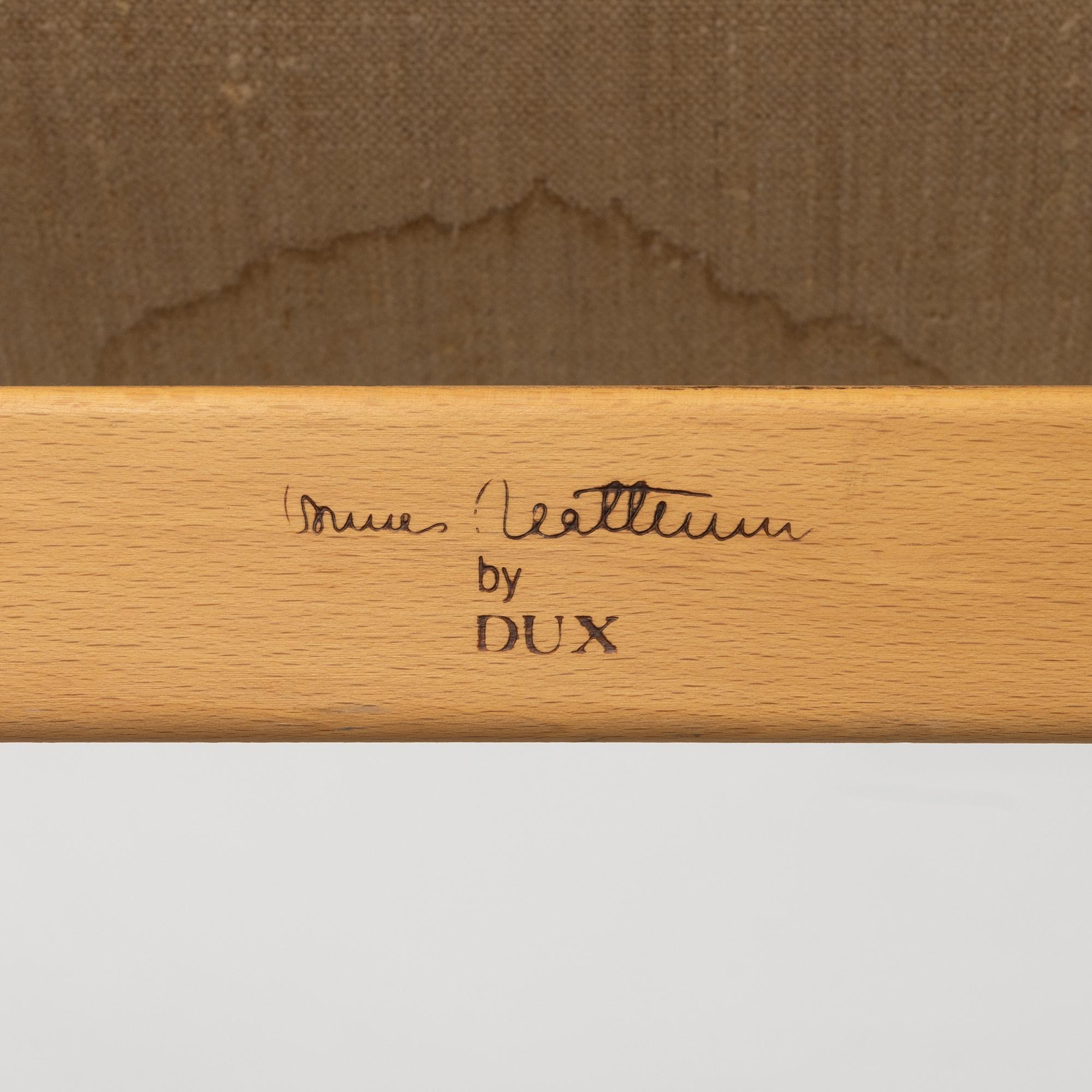 Bruno Mathsson, a pair of 'Ingrid' armchairs, Dux.