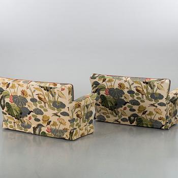 SOFFOR, ett par "Lani Original" AB Larsson & Nilsson Malmö, 1900-talets andra hälft,