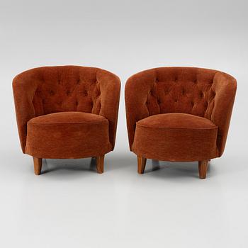 Fåtöljer, ett par, Swedish Modern, 1930-tal.