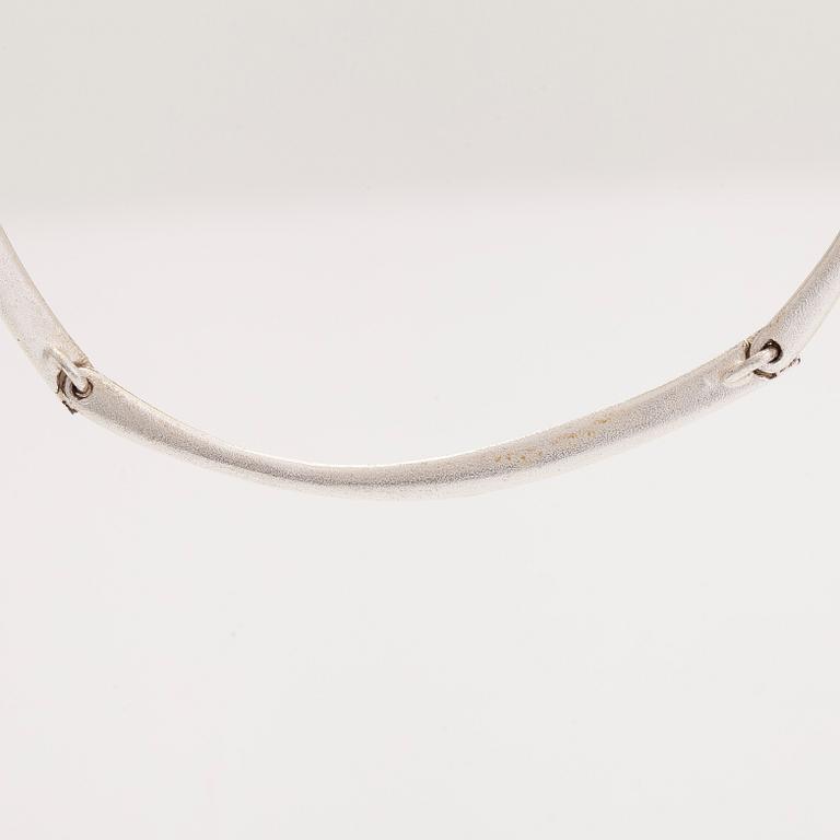 Zoltan Popovits, a sterling silver 'Arcturus' necklace for Lapponia, 1989.