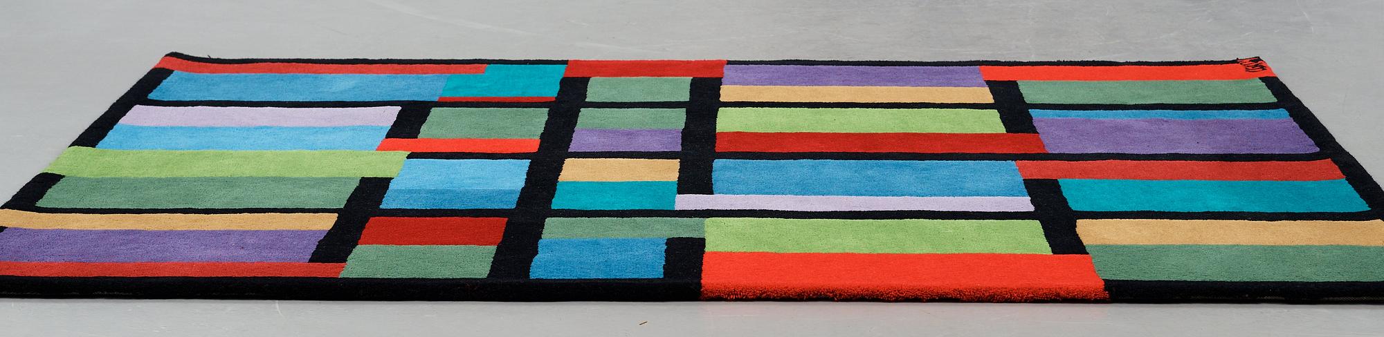 C Göran Karlsson, A CARPET, "Goran 4", handtufted, C Göran Karlsson/Asplund, ca 223 x 163 cm, signed CGK04.