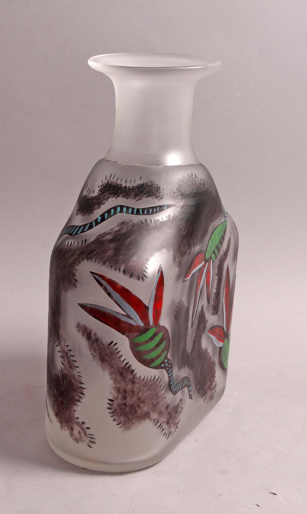 VAS, glas, Ulrica Hydman-Vallien, Kosta Boda Ateljé.