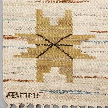 Märta Måås-Fjetterström, Matto, "Höstmattan", flat weave, ca 307,5-309 x 200-202 cm, signed AB MMF.