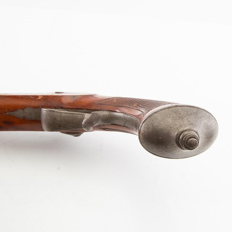 Lock pistol, Belgium 19th century.