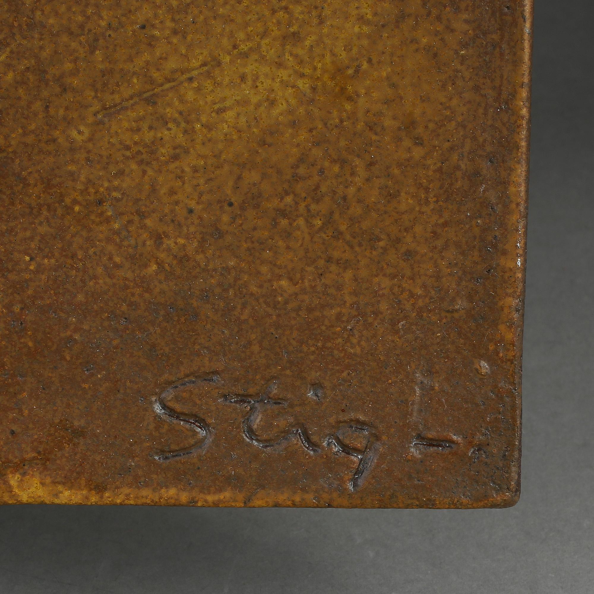 VÄGGPLATTA, Stig Lindberg, Gustavsberg, 1960-70-tal.